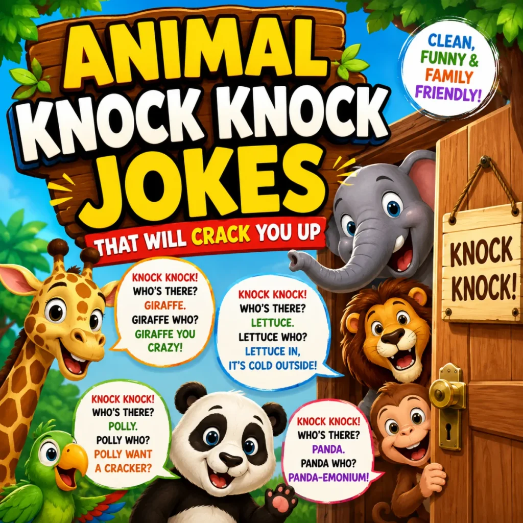 Animal Knock Knock Jokes That Will Crack You Up
