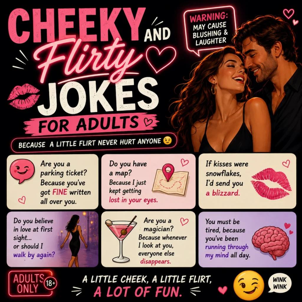 Cheeky and Flirty Jokes for Adults