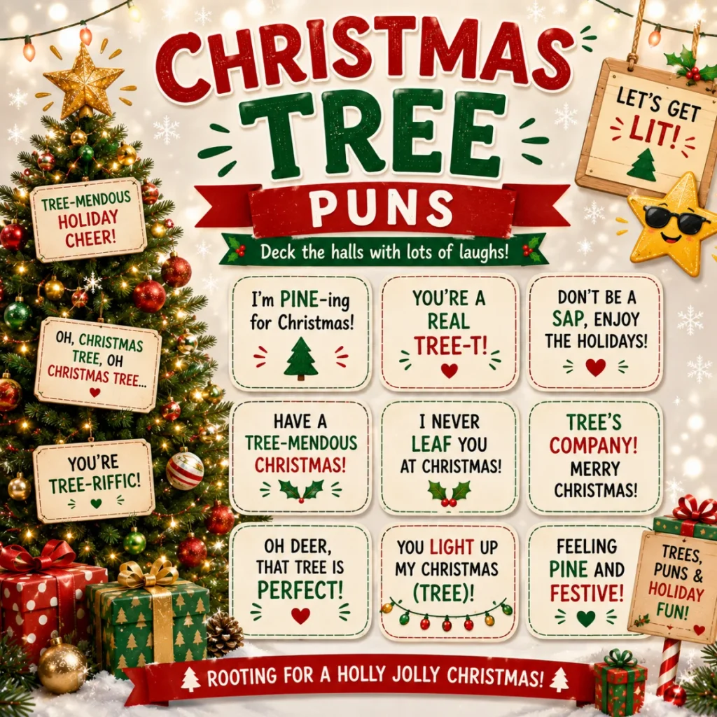 Christmas Tree Puns