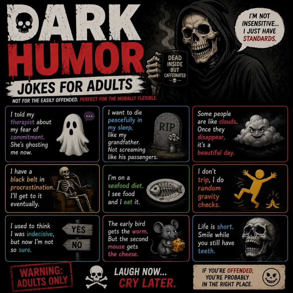 Dark Humor Jokes for Adults