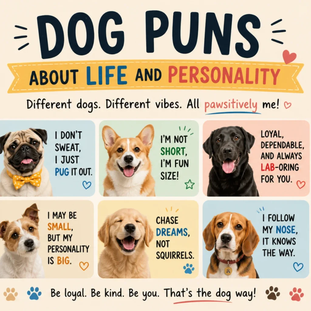 Dog Puns About Life and Personality