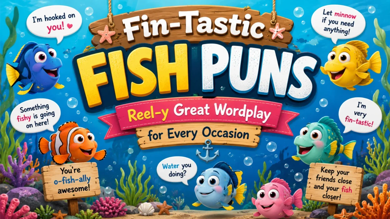 Fin-Tastic Fish Puns Reel-y Great Wordplay for Every Occasion