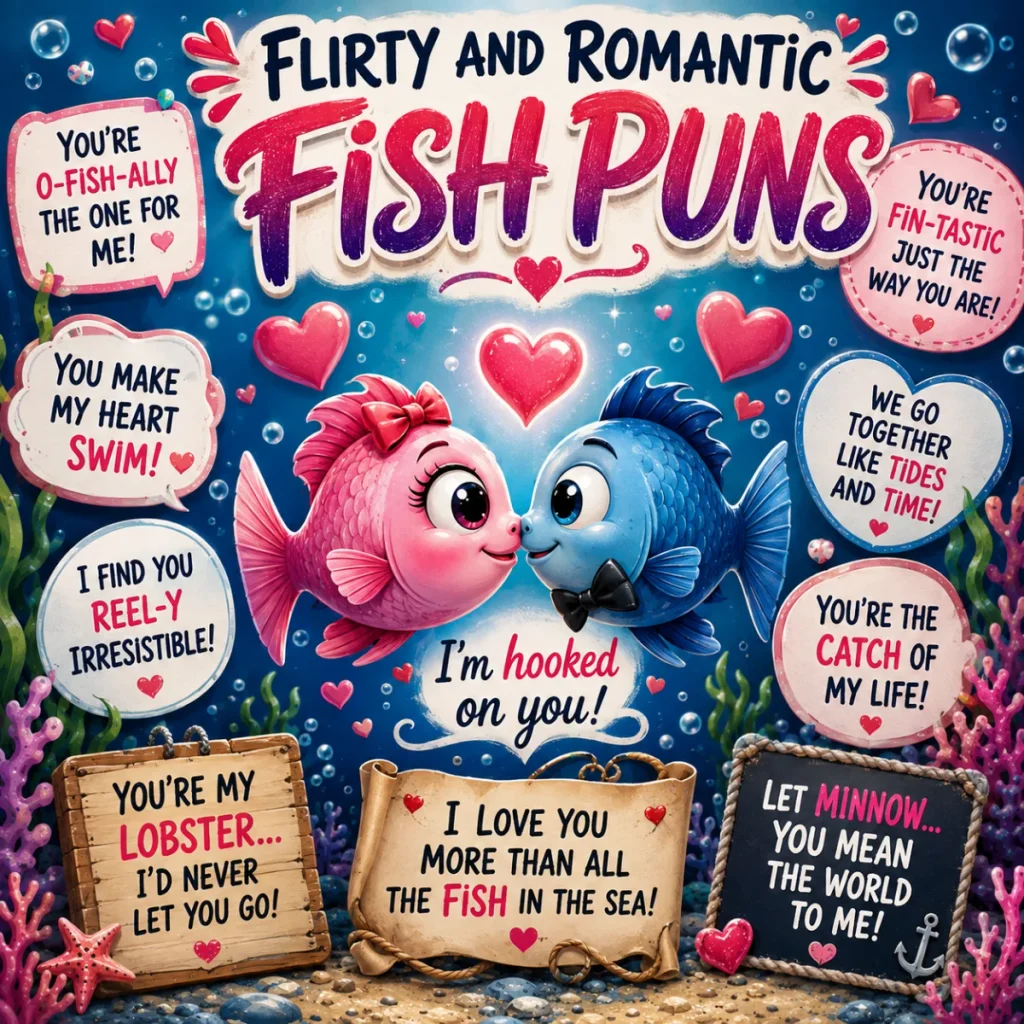 Flirty and Romantic Fish Puns