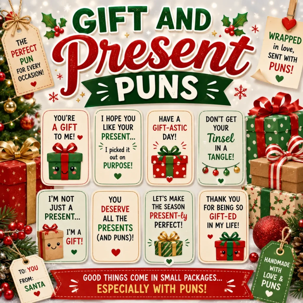 Gift and Present Puns