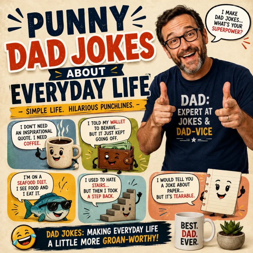 Punny Dad Jokes About Everyday Life