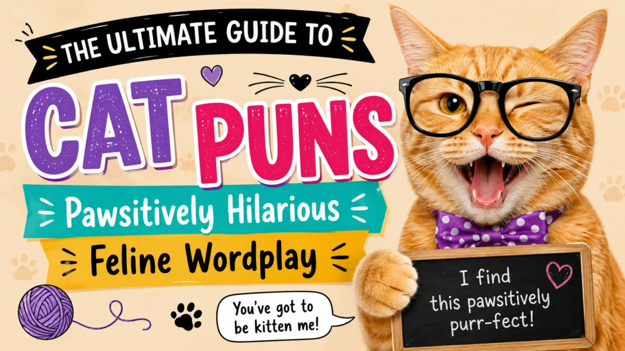 The Ultimate Guide to Cat Puns Pawsitively Hilarious Feline Wordplay