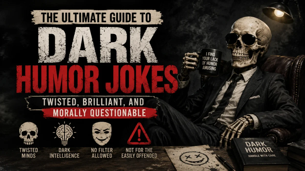 The Ultimate Guide to Dark Humor Jokes Twisted, Brilliant, and Morally Questionable