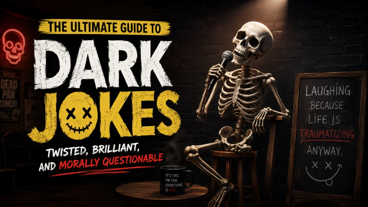 The Ultimate Guide to Dark Jokes Twisted, Brilliant, and Morally Questionable