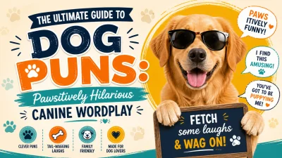 The Ultimate Guide to Dog Puns Pawsitively Hilarious Canine Wordplay