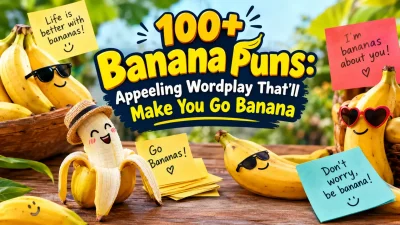 100 Banana Puns Appeeling Wordplay Thatll Make You Go Banana