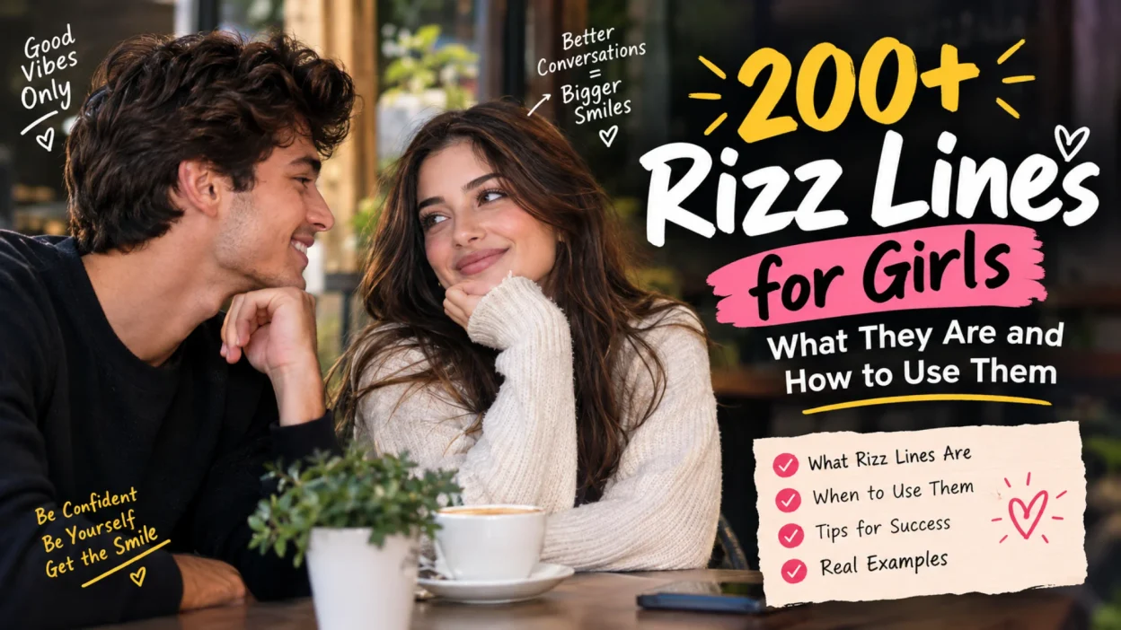 200+Rizz Lines for Girls What They Are and How to Use Them