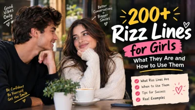 200+Rizz Lines for Girls What They Are and How to Use Them
