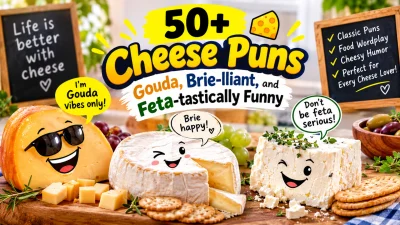 50+ Cheese Puns Gouda, Brie-lliant, and Feta-tastically Funny