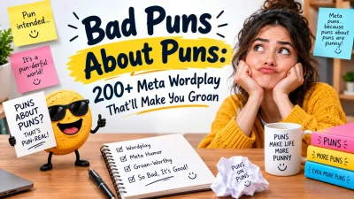 Bad Puns About Puns 200 Meta Wordplay Thatll Make You Groan