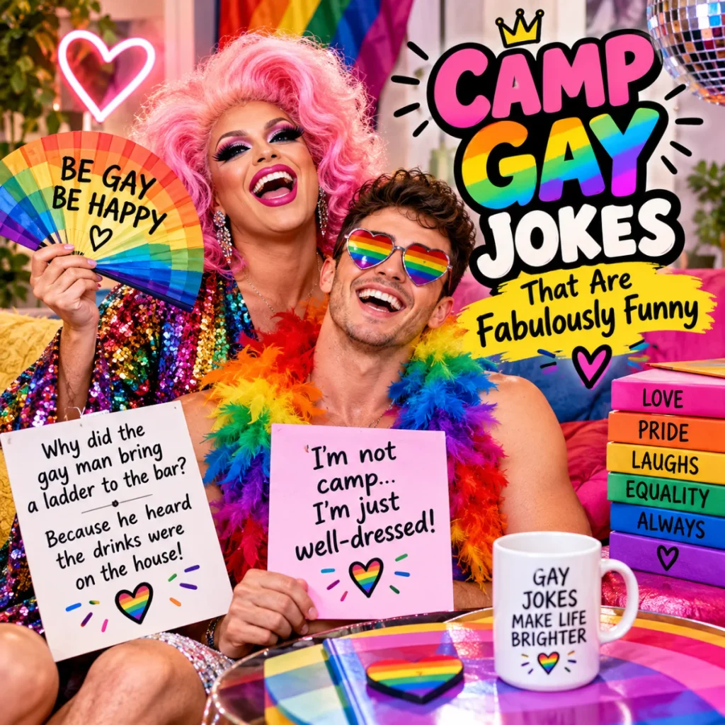 Camp Gay Jokes That Are Fabulously Funny