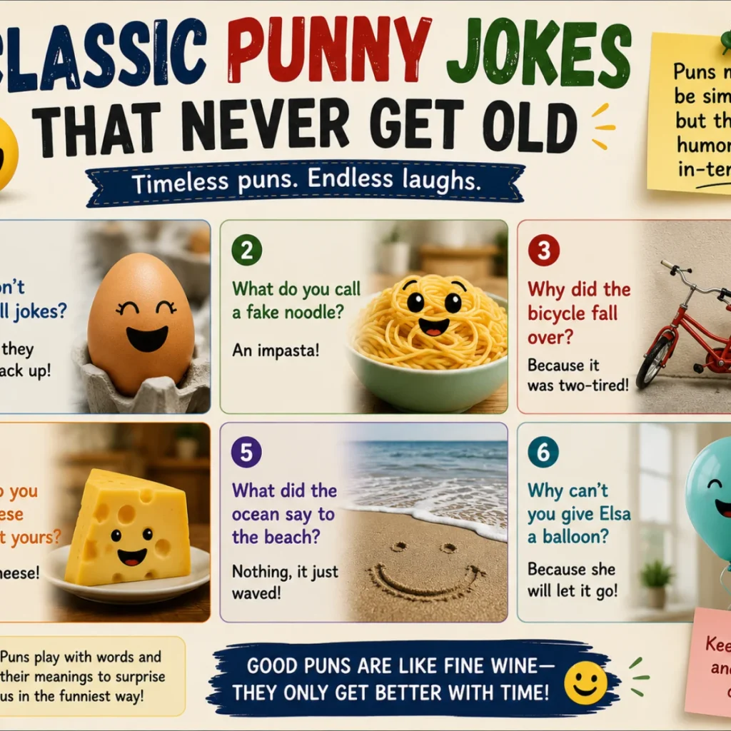 Classic Punny Jokes That Never Get Old