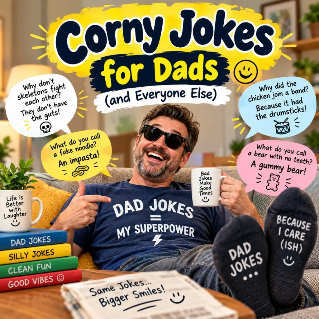 Corny Jokes for Dads (and Everyone Else)