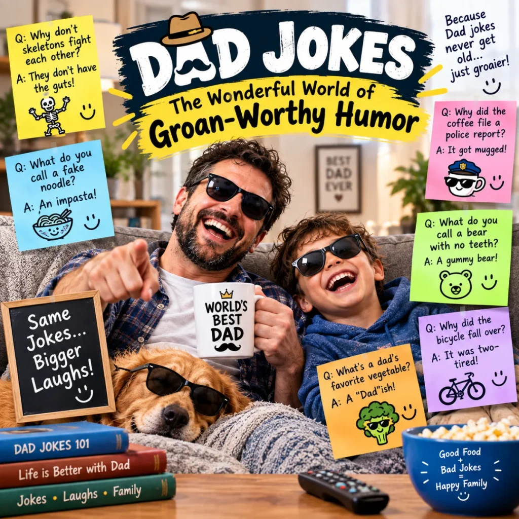 Dad Jokes The Wonderful World of Groan-Worthy Humor