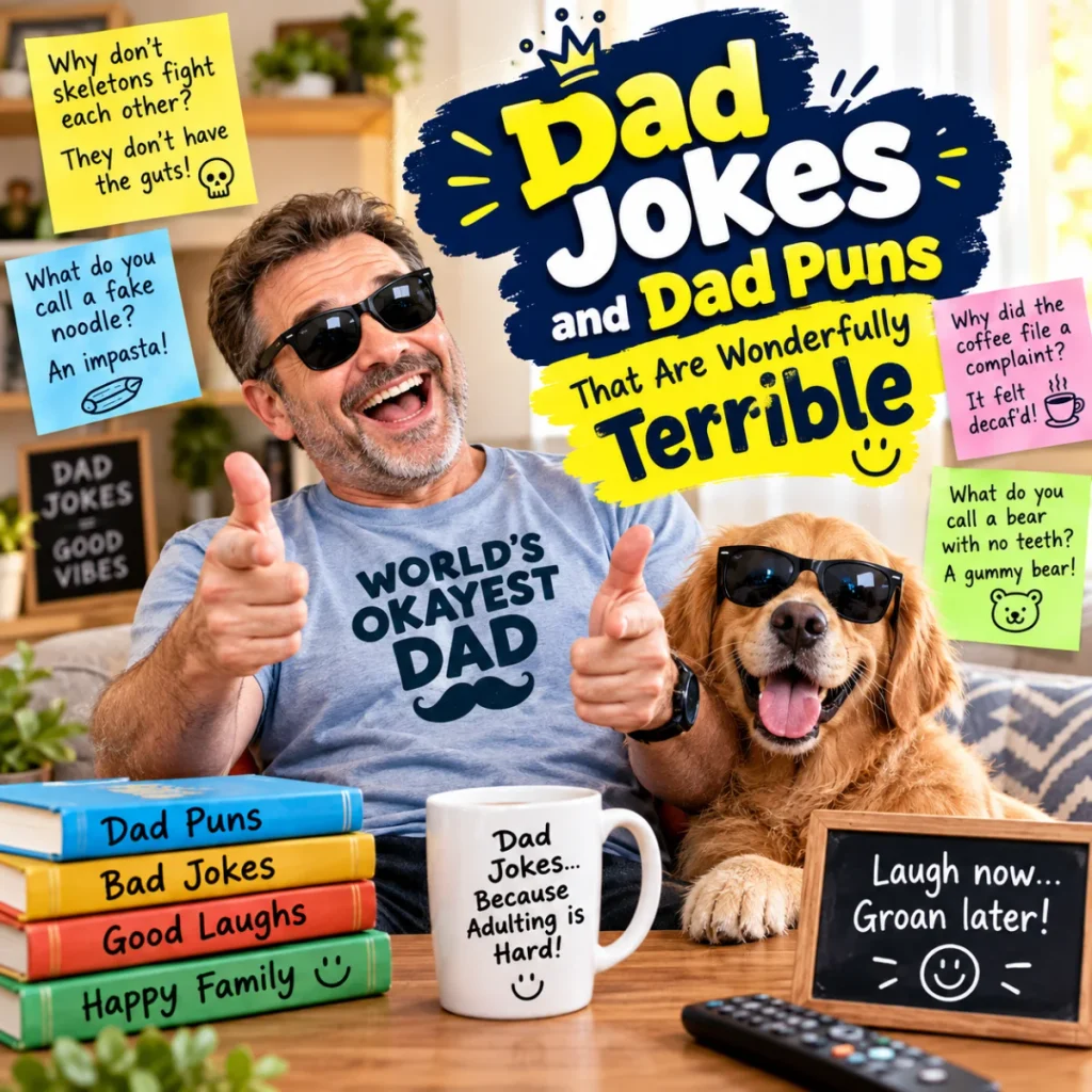 Dad Jokes and Dad Puns That Are Wonderfully Terrible
