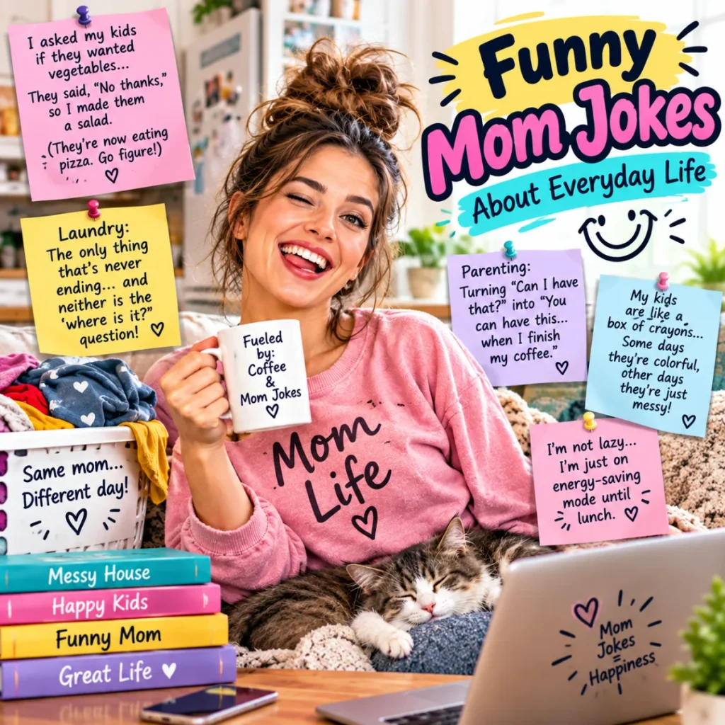 Funny Mom Jokes About Everyday Life