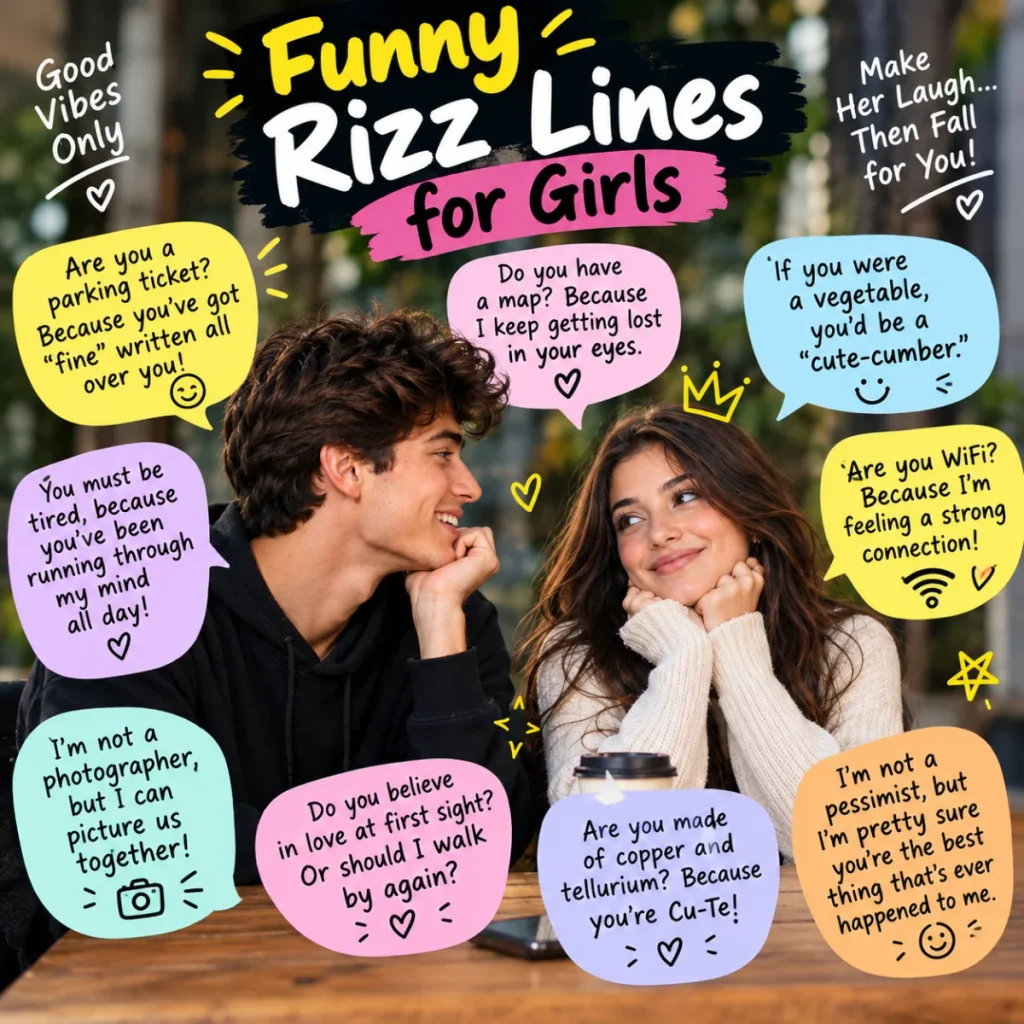 Funny Rizz Lines for Girls