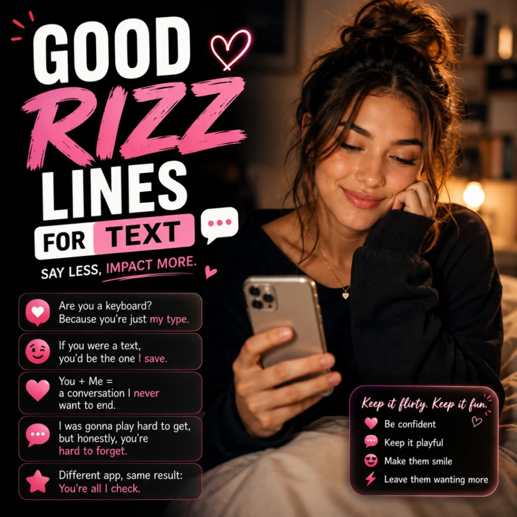 Good Rizz Lines for Text