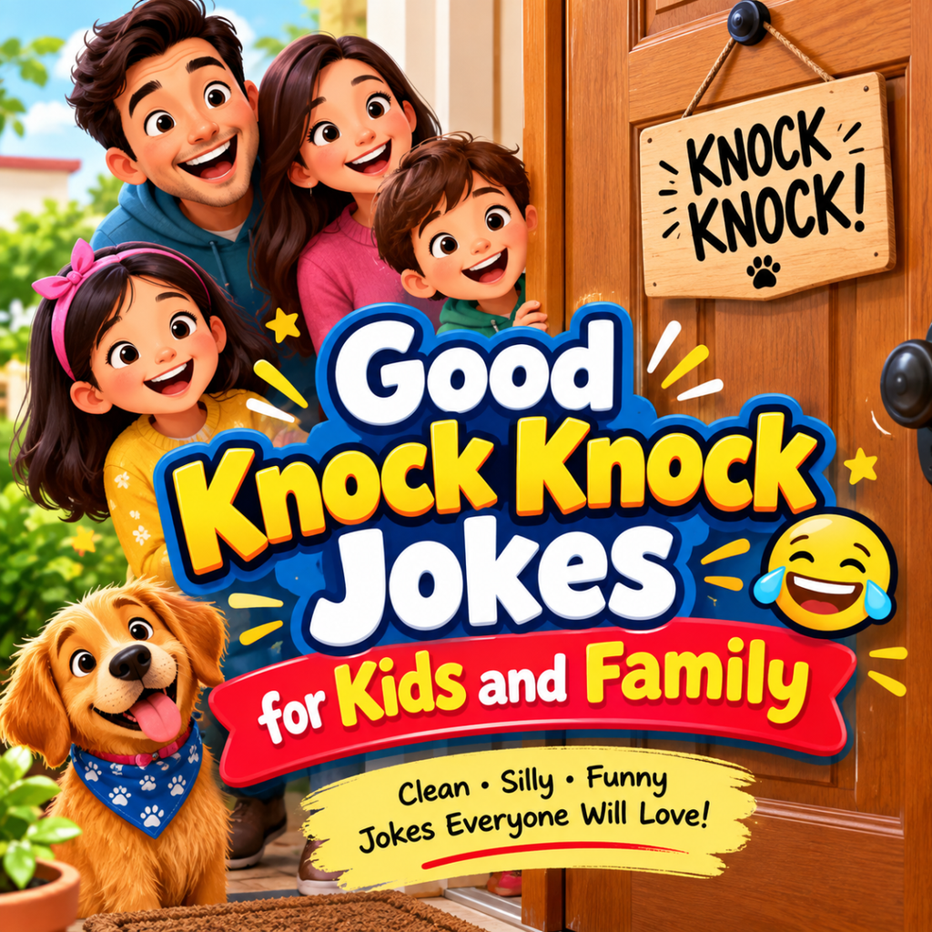 Good knock knock Jokes for Kids and Family