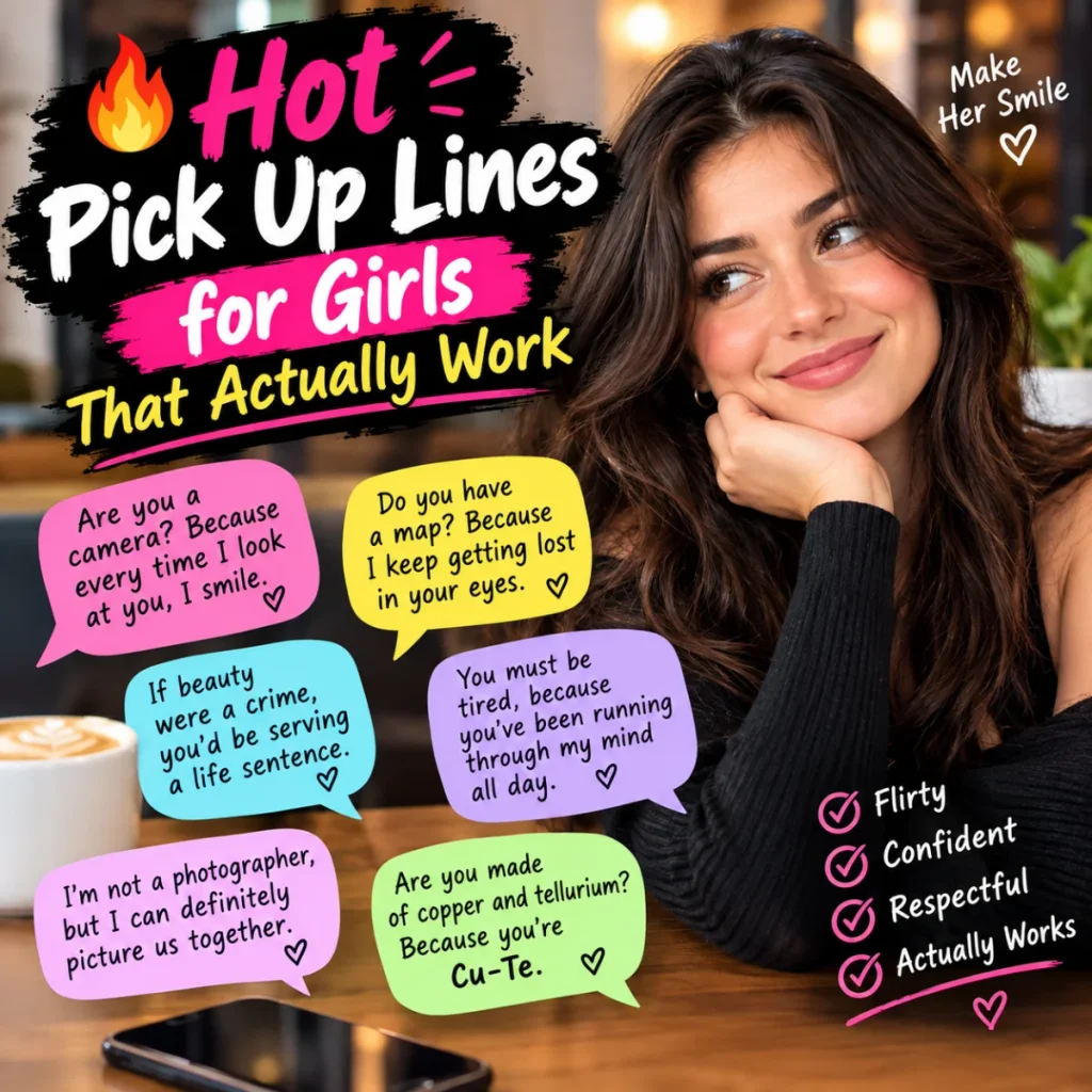 Hot Pick Up Lines for Girls That Actually Work
