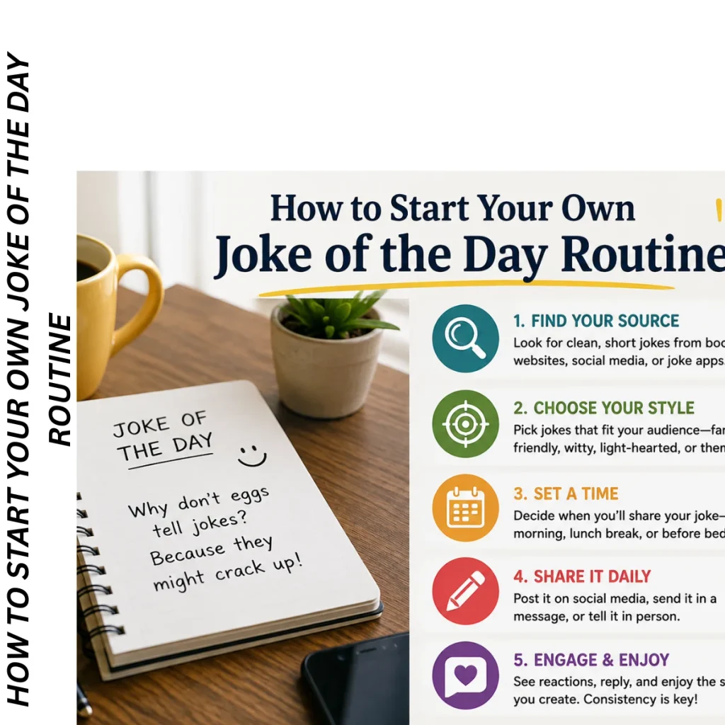 How to Start Your Own Joke of the Day Routine