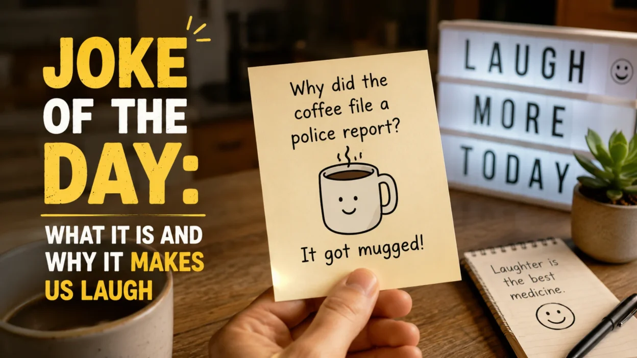 Joke of the Day What It Is and Why It Makes Us Laugh