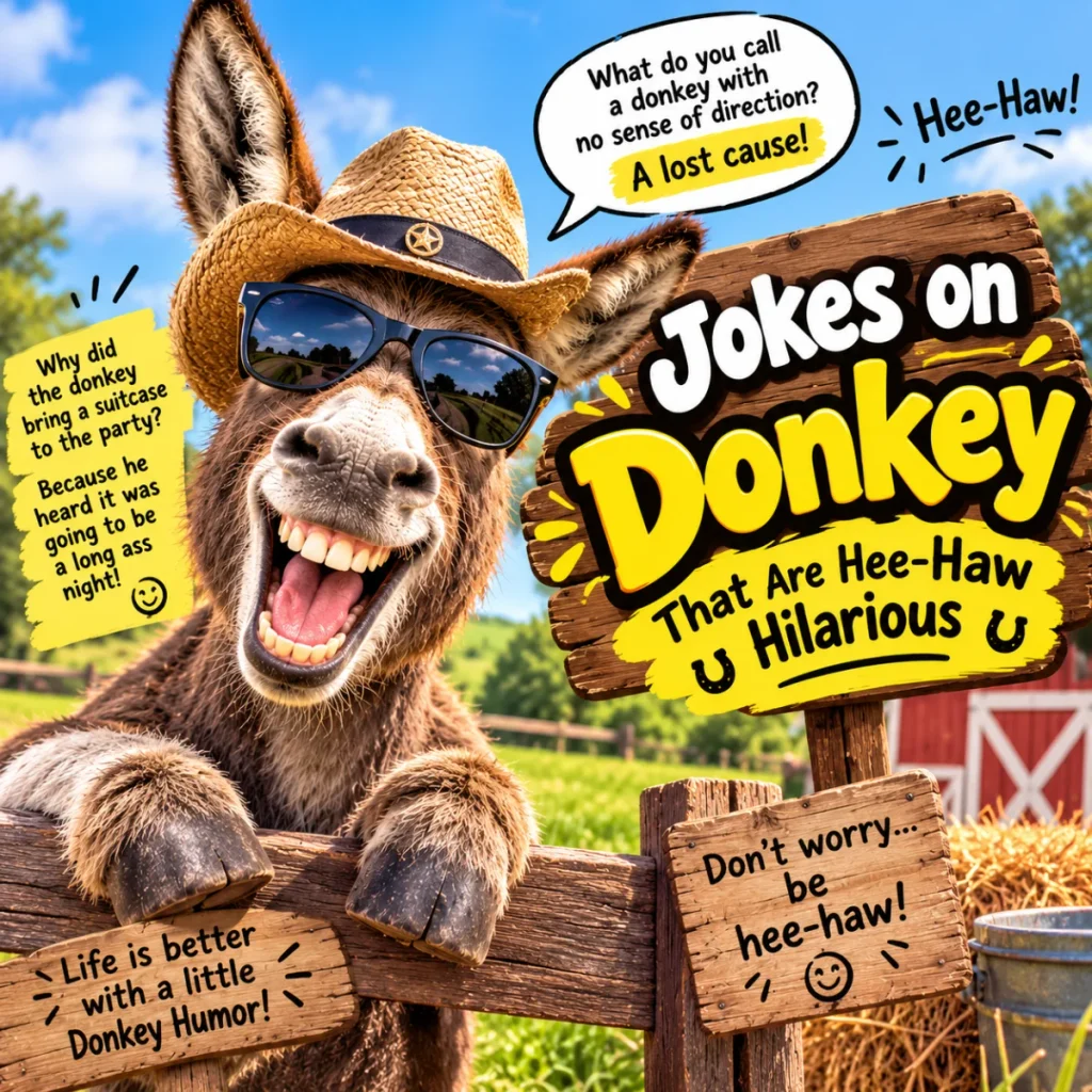Jokes on Donkey That Are Hee-Haw Hilarious