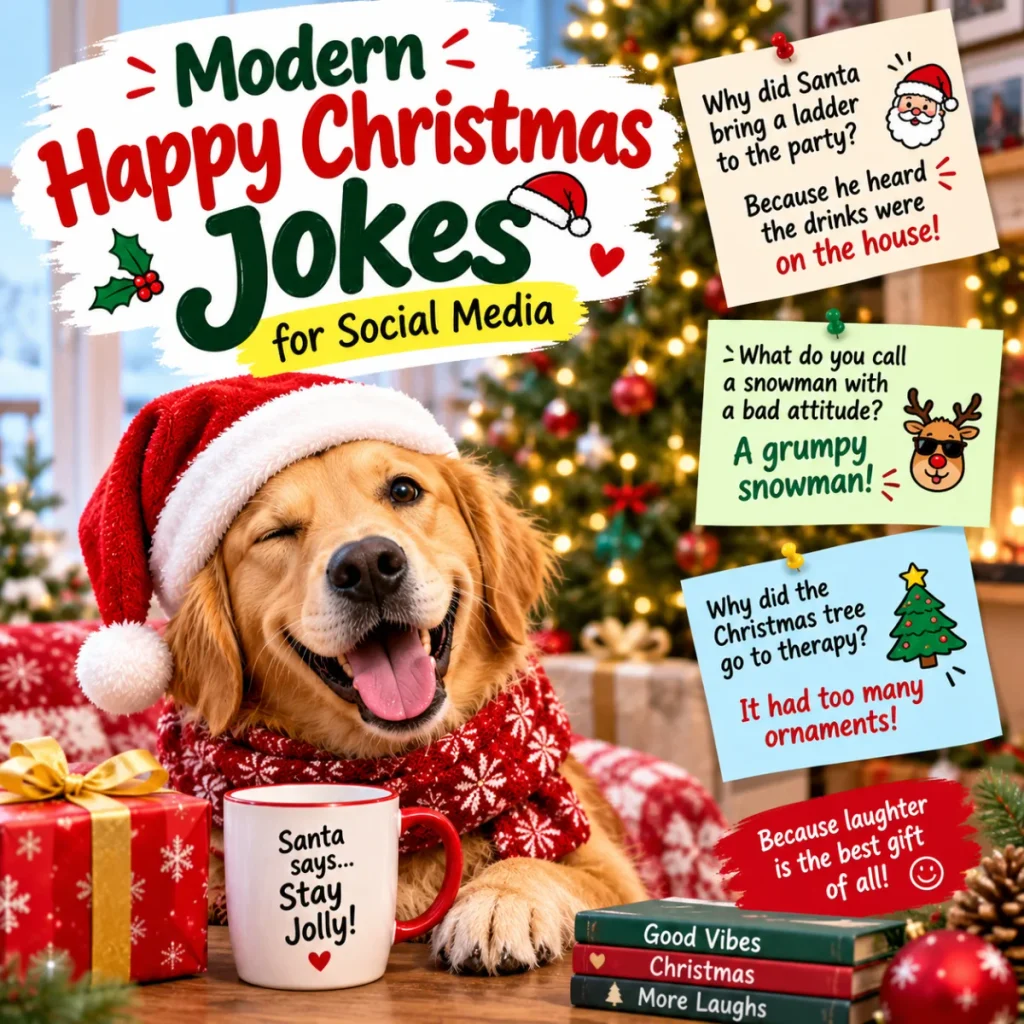 Modern Happy Christmas Jokes for Social Media