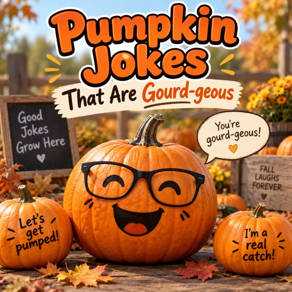 Pumpkin Jokes That Are Gourd-geous