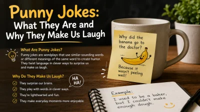 Punny Jokes What They Are and Why They Make Us Laugh