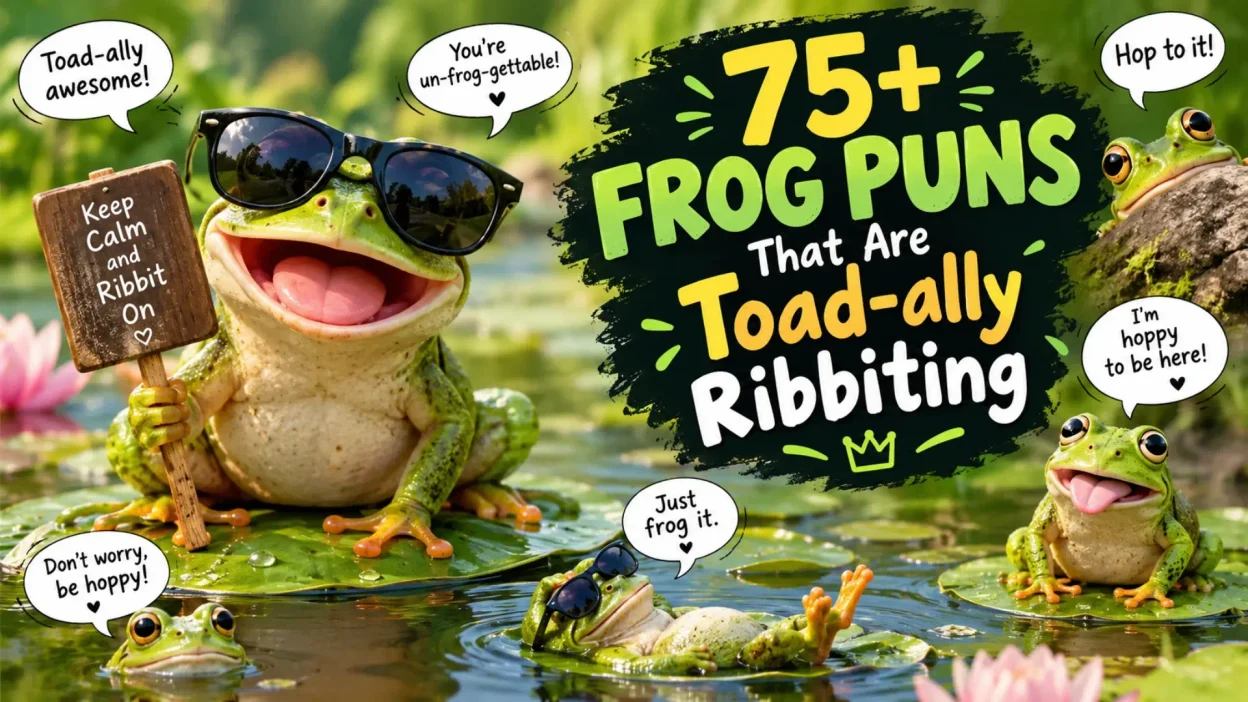 75 Plus Frog Puns That Are Toad-Ally