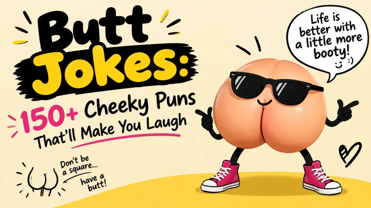 Butt Jokes 150 Cheeky Puns Thatll Make You Laugh