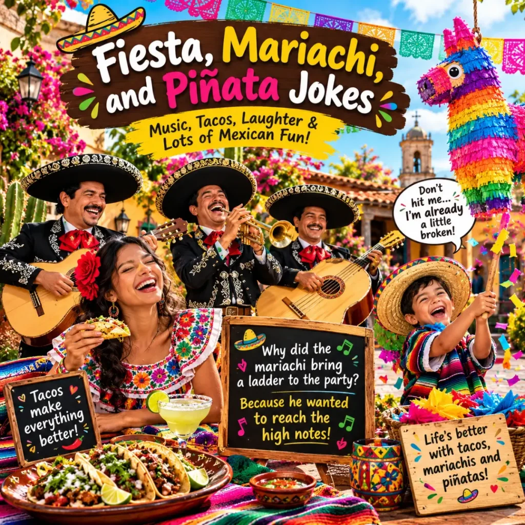 Fiesta, Mariachi, and Piñata Jokes