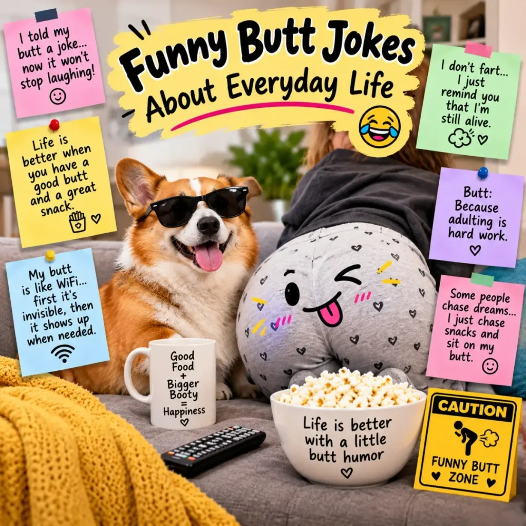 Funny Butt Jokes About Everyday Life