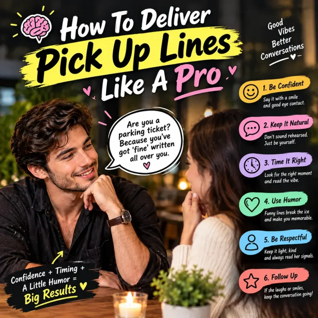How To Deliver Pick Up Lines Like A Pro