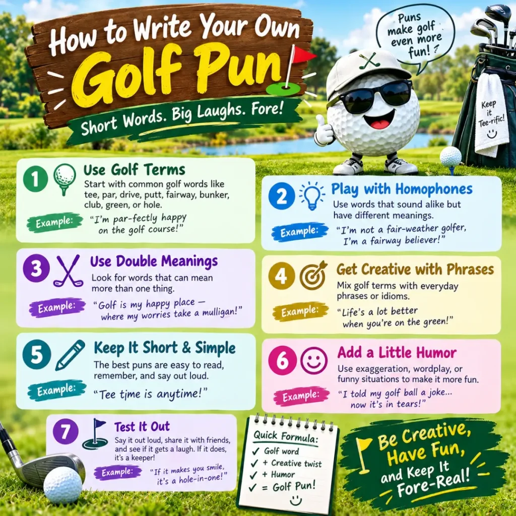 How to Write Your Own Golf Pun 