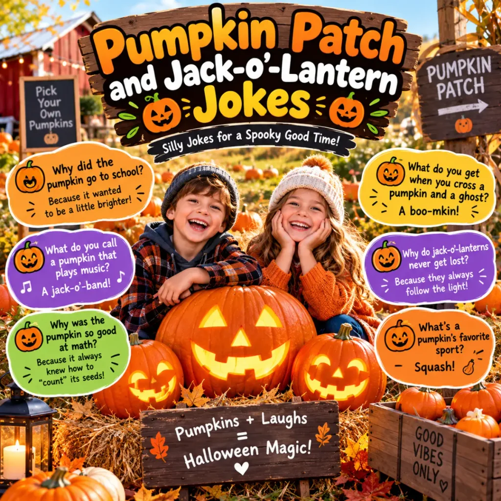 Pumpkin Patch and Jack-o’-Lantern Jokes