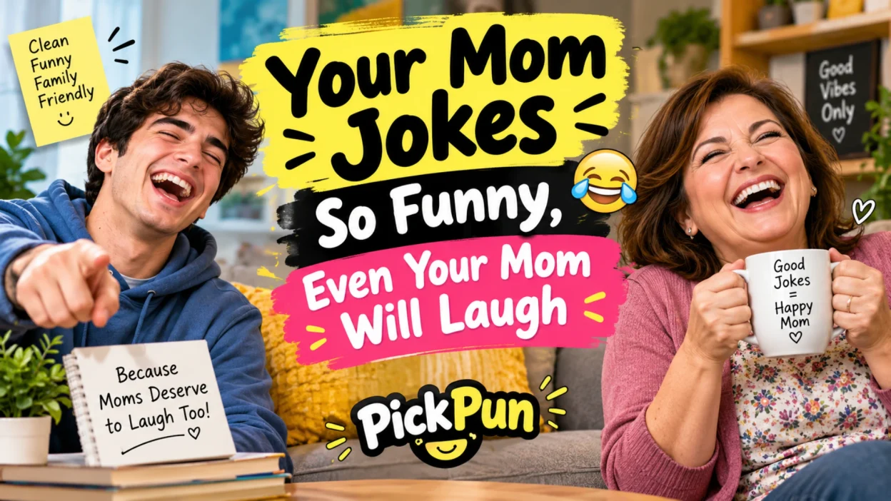 Your Mom Jokes So Funny, Even Your Mom Will Laugh PickPun