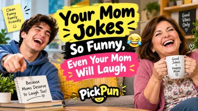 Your Mom Jokes So Funny, Even Your Mom Will Laugh PickPun