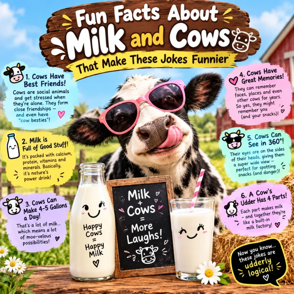 Fun Facts About Milk and Cows That Make These Jokes Funnier